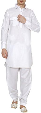 Wondercraft Ethnic Indian Traditional Kurta Pajama Pathani Suit Men's Diwali Special