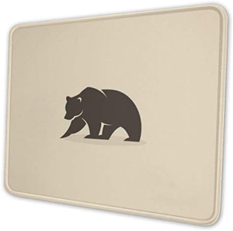 春夏新作 熊の形 ブラウン マウスパッド ゲーミング オフィス最適 高級感 滑り止めゴム底 耐久性が良い ゲーミングなど適用 マウスの精密度を上がる おしゃれ 防水