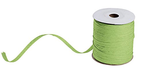 Jungle Green Matte Raffia - 100 Yds Per Roll - 5 Pack