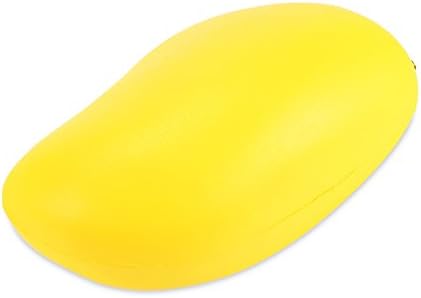 HONGSA Anti Stress Squeeze Ball keychain Squishy Mango Yellow simulation fruit Slow rebound Relax pu Toy Children gift (Mango)