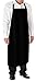 Cozy Home Glossy Smooth Vinyl Waterproof Apron Durable Lightweight 42Hx26W Inch Long Black