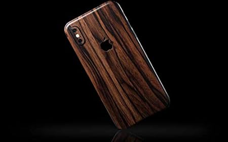 Vcare Gadgets Apple iPhone X Wooden Dark Ebony Skin for Back of Apple iPhone X Mobile