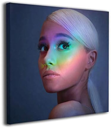 MyLoire Ariana Grande Sweetener Canvas Art Prints Artwork Printed Decor Decoration for Living Room Outdoor Stretched and Framed 16"x16"