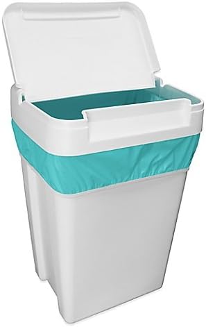 Planet Wise Reusable Pail Liner in Seaspray Blue