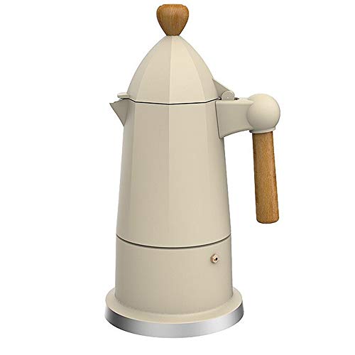 Lwieui Espressokocher Haushaltskaffeekanne Kaffee Geräte Handkaffeekanne Elektroherd Espressokaffeekanne Stovetop…