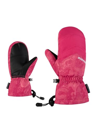 Ziener Kinder LETTERO-Z Ski-Fäustling/Wintersport | wasserdicht, atmungsaktiv, pop pink, 7