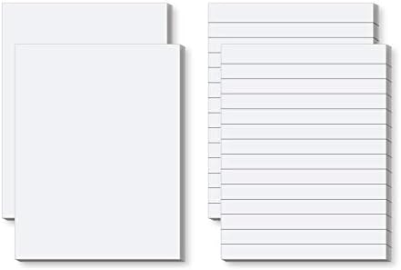Nourish A6 Memo Pad Refills (2 Plain , 2 Ruled)