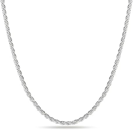 Silver Chains Chandi Ki Chain Ki Rate Silver Rope Chain For Men 16