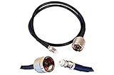 MPD Digital LMR195-FME-f-N-m-3' Ultra Low Loss Cell Phone Antenna Cable N Male to FME Female
