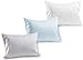 White Toddler Pillowcase 100% Softest Cotton Sateen Toddler Pillow Case, Fits 13