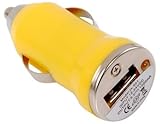 12 V to USB 2.0 Car Adapter (Yellow)