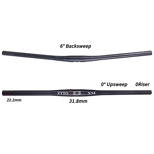 Smartlove1P Professional MTB Bicycle Handlebar Black Handlebar 31.8mm Aluminum Alloy Flat Bar Straight Thick Tube Bicycle Parts - Thumbnail 5