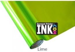 Laser Transfer DTG Foil 12"x100' Rolls for Transfer and DTG Printing , Lime