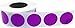 Color Coding Labels Lilac Round Circle Dots For Organizing Inventory 3/4 Inch 500 Total Adhesive Stickers