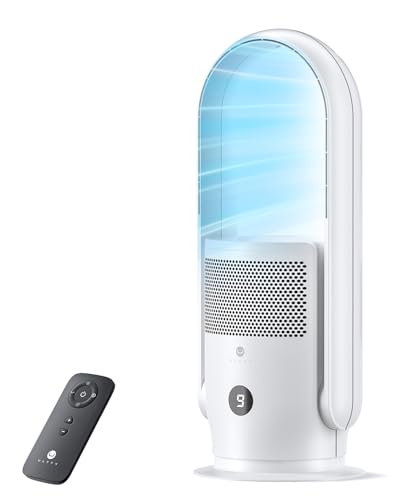 ULTTY Bladeless Tower Fan and Air Purifier