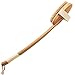 Back Scrubber for Shower - Bath Brush - Long Handled Curved Wooden Back Brush by Rengöra. for Men and Women - Best for Exfoliating, Dry Brushing and Back Scratching