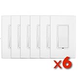 Insteon 2477D SwitchLinc INSTEON Remote Control Dual-Band Dimmer, White 6 PACK