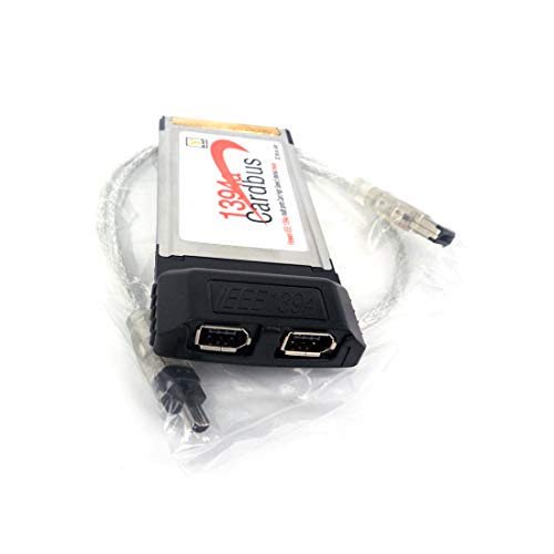 JMT 2 Port 6 Pin 1394A IEEE 1394 CardBus Card 54mm Laptop FireWire Card for PCMCIA Digital Camera DV Camcorders Hard Disks Removable Drives Laptop PC - Thumbnail 4