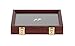 Two Timbers Small Display Case with Cherry Finish Handmade Wood Box with Glass Top, Arrowheads, Knives, Rocks, Pins, Collectibles, Collections, Medals, Military Coins 4h, Memory Box Keepsakes