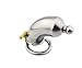 YiFeng Stainless Male Chastity Cage Device Belt Urethral Tube Men Bondage Fetish ZCS82 (45mm Ring)