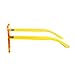 GIFIORE Heart Sunglasses for Women Cute Rimless Heart Shaped Sun Glasses Candy Color Shades (Yellow)