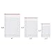 500 Pack 2 Mils Plastic Poly Zipper Bags, 3 Assorted Sizes (2.4 x 3.5, 3.5 x 5, 4 x6 inch), Resealable Clear Durable Zipper Crafts Storage Bags for Jewelry, Bead, Toy Piece, Pill, Crafts Making