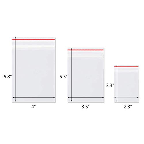 1 Plastic+Assorted+Resealable+Ziplock+Storage