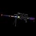 Fun Central AU030, 1 Pc, LED 34 Inch Sniper Rifle with Laser Ray and Shooting Sounds, Light Up Toy Gun, LED Sniper Rifle for Kids, Glow in The Dark Sniper Rifle, Flashing Toy Gun with Sounds