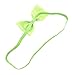 ClorisAccessory Baby Girls Grosgrain Hair Bow Slim Headbands