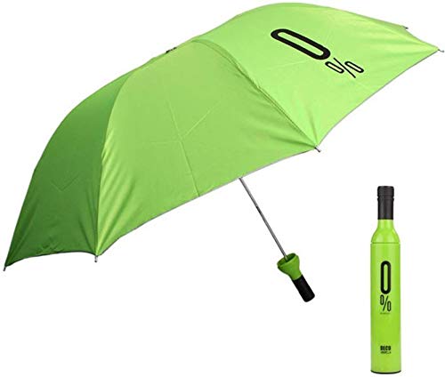 Newest Windproof Double Layer Umbrella with Bottle Cover Umbrella for UV Protection & Rain | Outdoor Car Umbrella for Women & Men (Blue)