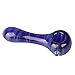 FANHONG 4.1 Inch Long Pipe,Handmade Glass New Style Blue Spider Bub