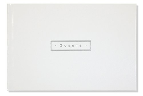 White leather guest book