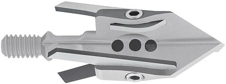 Rage 3 Blade with Kore Technology Practice Broadheads (3 Pack), 100g/Small, Silver