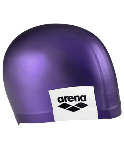 arena Badekappe Logo Moulded, Unisex-Erwachsene, arena Logo Moulded Swim Cap, violett, NA