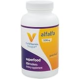 The Vitamin Shoppe Alfalfa 500 MG Natural Green