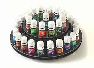 image for TheraPure Health Essentials Essential Oil Carousel Storage Display Rac