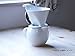 ZERO JAPAN Ceramic Coffee Dripper for #2 or #4 paper filter - Drip Cone Brewer - White