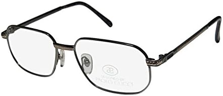 Paolo Gucci 8112 Mens/Womens Designer Full-rim Eyeglasses/Glasses (54-16-140, Gunmetal / Gold)