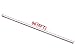 TMS 8FT European Modern Satin Stainless Steel Sliding Barn Wood Door Closet Hardware