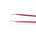 BEST SLANT TWEEZERS PINK Set Includes CASE and Ebook - Precision Eyebrows Tweezer - Stainless Steel - For Beautiful Eyebrows!