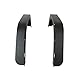 EAG Rear Fender Flares Steel Flat Style 2PCS Fit for 07-18 Jeep Wrangler JK