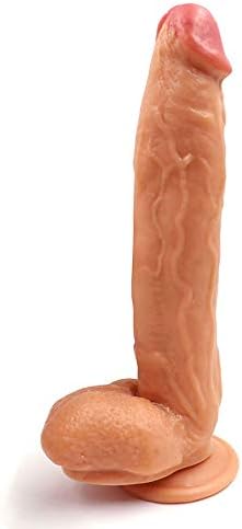 Realistic Man Realistic Soft Suction Cup Base Handsfree - Flesh - Yongyuande2.0