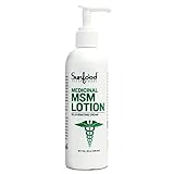 Sunfood MSM Lotion, Medicinal, 8 Fluid Ounces