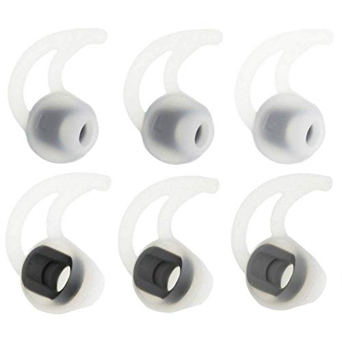 Bose Replacement Noise Isolation Silicone Earbuds/Earplug Tips 3 Pairs Size S M L for Bose in-Ear Wired Earphones Fit Bose QC20 QuietControl 20 QC30 SIE2 IE3 Soundsport Wireless Earphones - Thumbnail 6