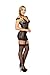 Queen Moon Babydolls Sexy Lingerie for Women for Sex Black Lace Bodysuit with Garter Straps and Stockings