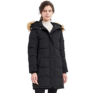 Orolay Geïsoleerde Donsjas voor Dames Gewatteerd Winterjack met Capuchon en Imitatiebont