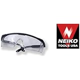 Neiko 53842A Polycarbonate Safety Glasses, Clear