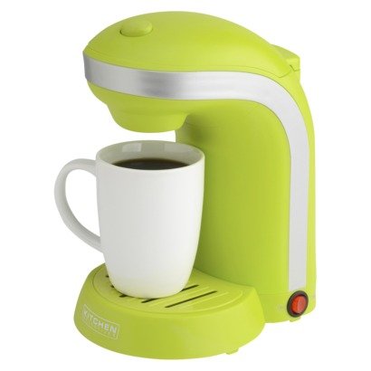 Kitchen Selectives 1-Cup Single Serve Drip Coffee Maker, Green