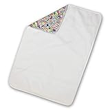 DaffaDoot Luxurious Changing Pad Liner, WaterProof, Plush, Hypoallergenic, Machine Washable / Dryable, Perfect on the Changing Table, as a Travel Changing Mat, or as a Tummy Time Mat