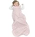 Woolino 4 Season Toddler Sleeping Bag, Merino Wool and Organic Cotton Toddler Sleep Bag Sack, 2-4 Years, Rose